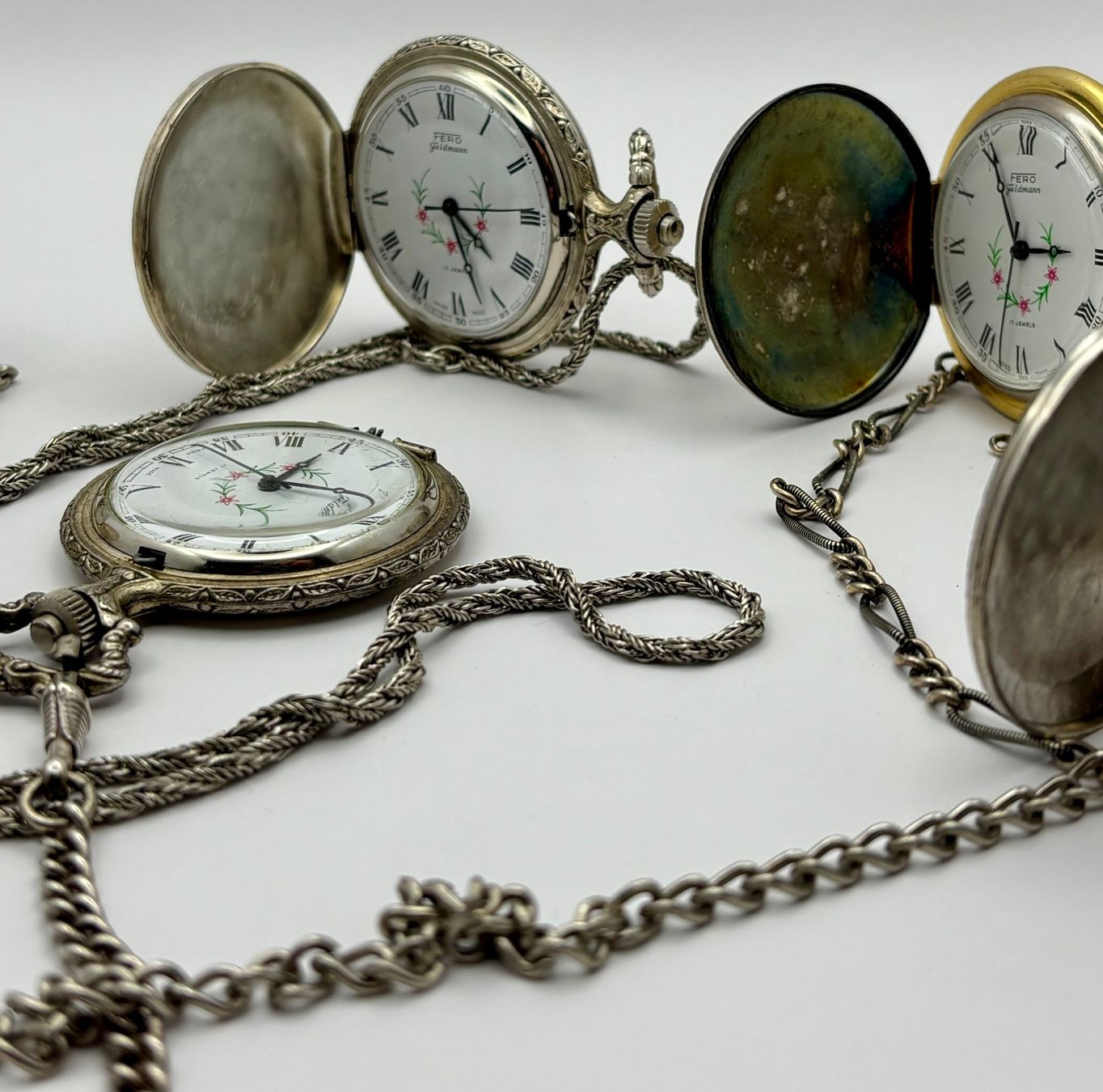 Orologi: MEGA 5STK TASCHENUHREN FERO FELDMANN – Difettoso da Rorschach venduto da ZeitWerk.10 4