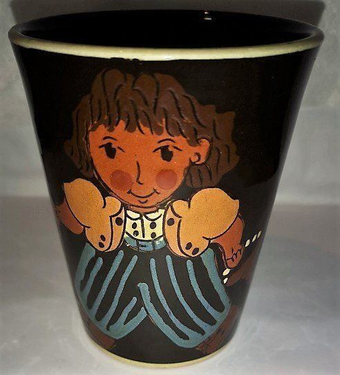 Tazze: Becher Bauernmädchen Berner Keramik (1) – Nuovo (secondo la descrizione) da Lutzenberg venduto da Truhe