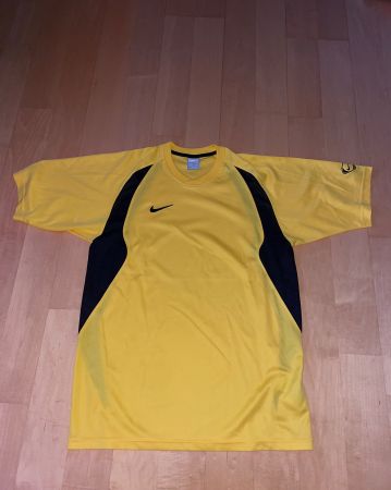 Nike Trainingsshirt, gelb schwarz, Grösse M