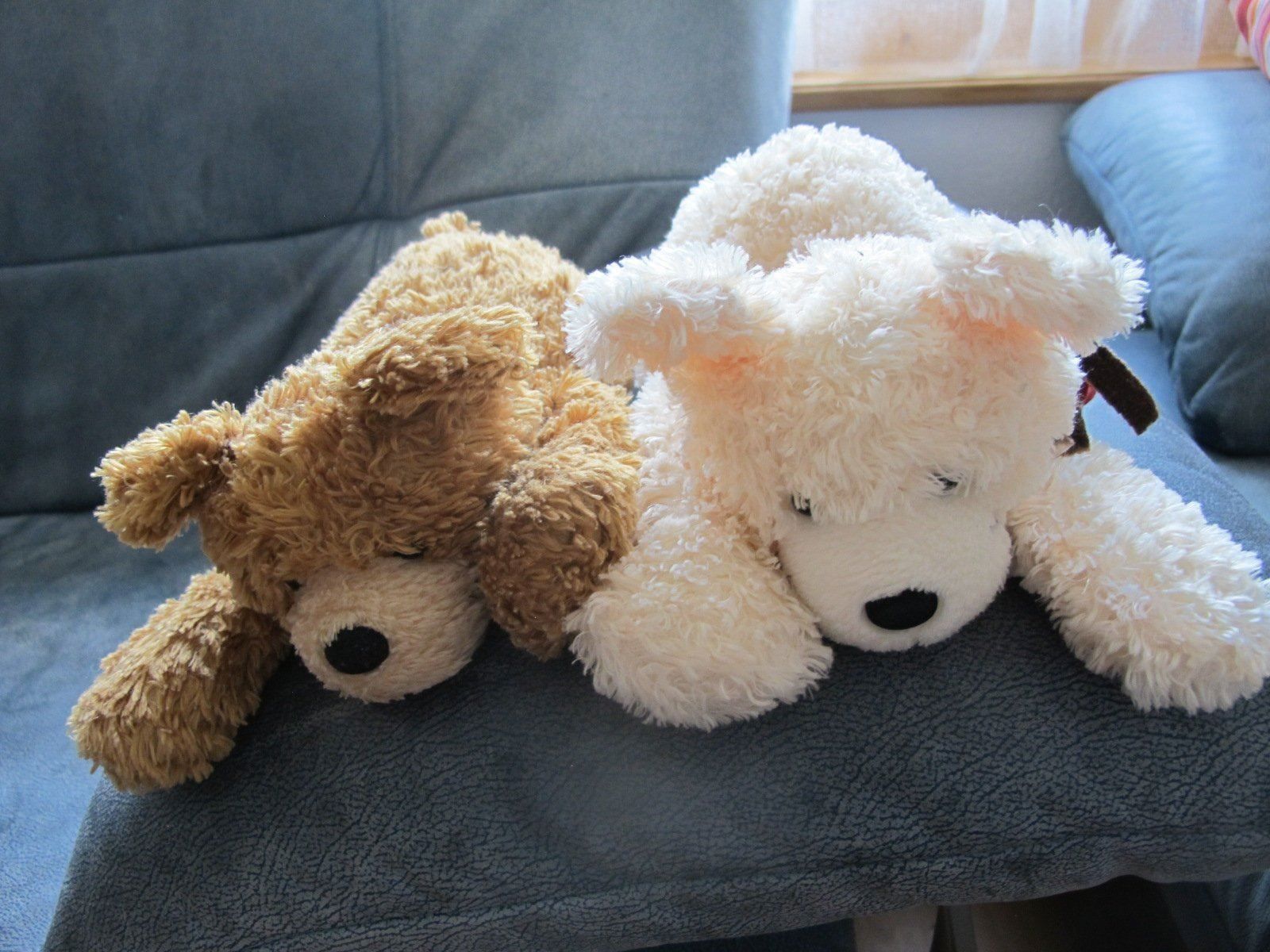 Giocattoli: 2 liegende Teddybären – Usato da Löhningen venduto da Chimae67 1