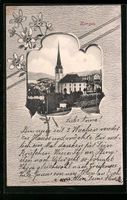 Horgen, Teilansicht mit Kirche und Blüt