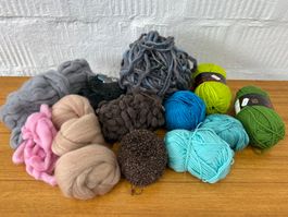 Wolle, Garne zum Stricken, Basteln, Häkeln