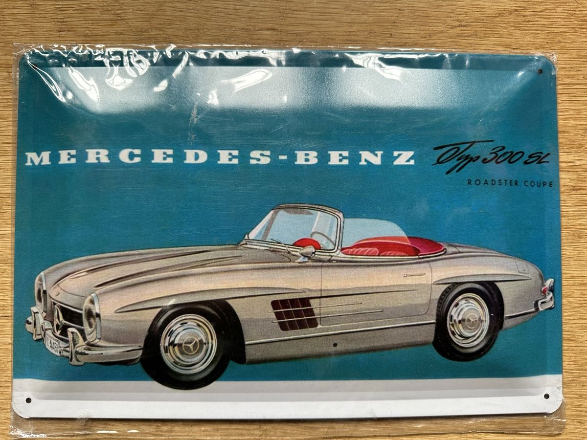 Insegne: Mercedes 300 sl Roadster Cabrio Oldtimer classic  – Nuovo (secondo la descrizione) da Reinach AG venduto da rares75