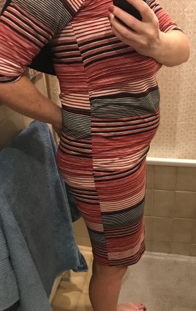 Maternity wear bundle of 2 dresses and one sweater