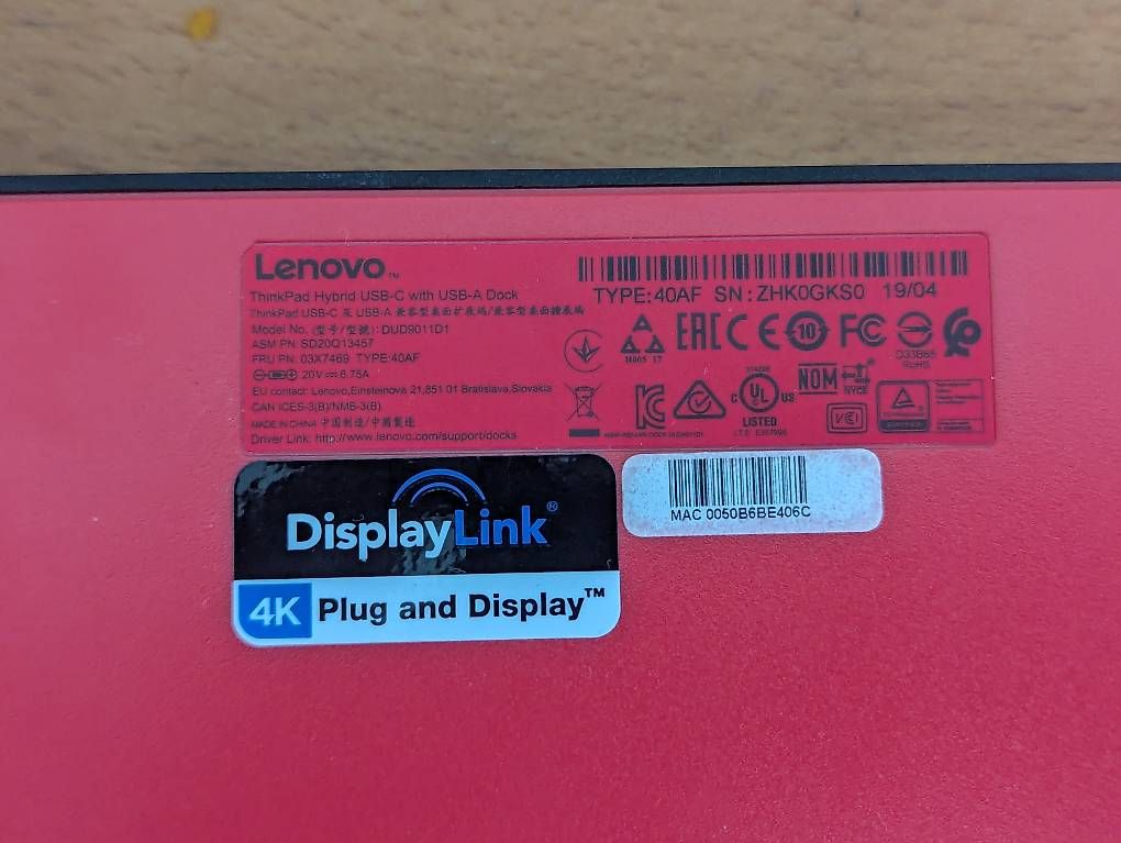 Docking station: Dockingstatio Thinkpad Hybrid USB-C with USB-A Adapter – D'occasion à Winterthur par Calliguan 3