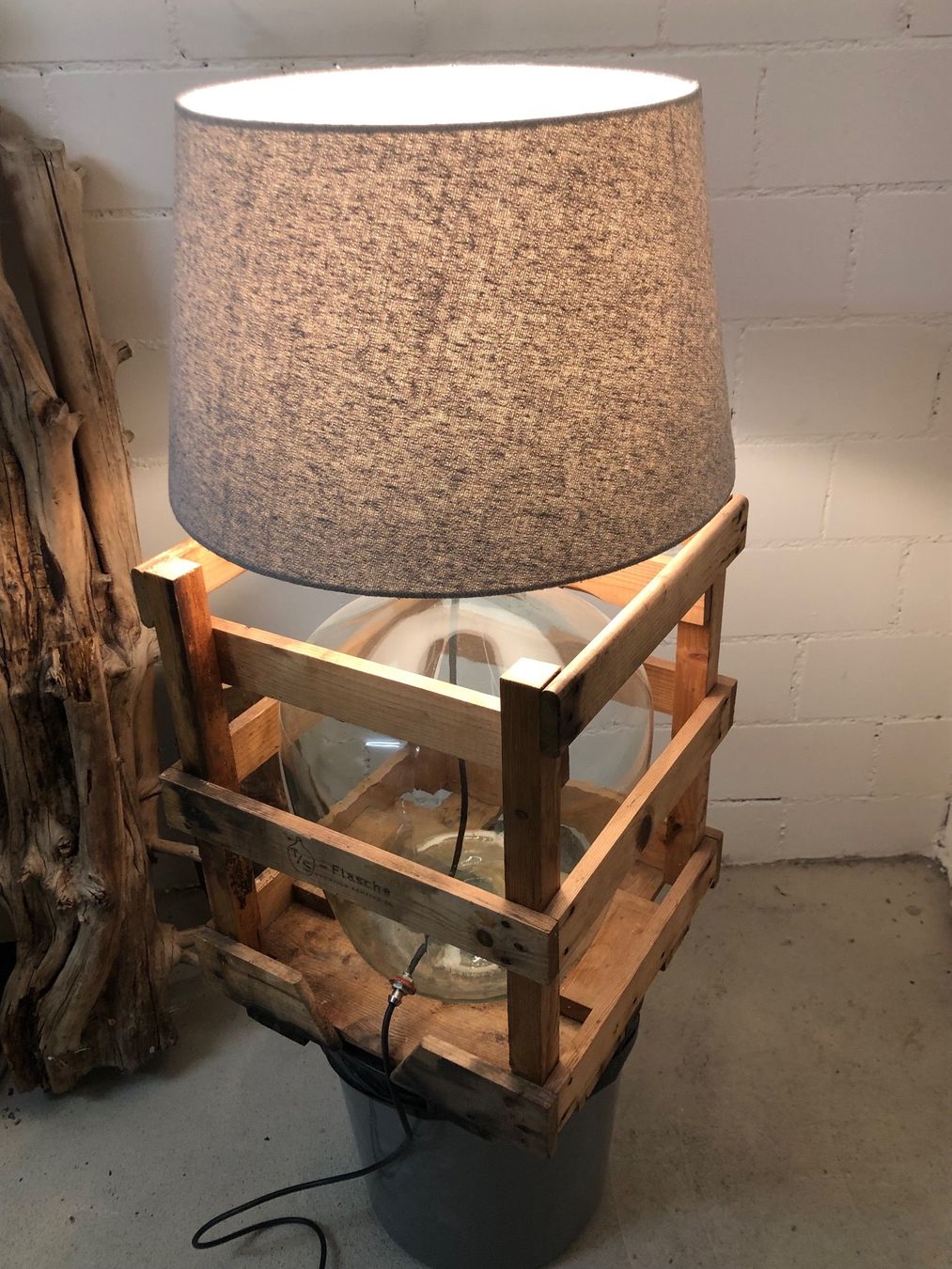 Manufactum Lampade: Flaschen-Lampe Upcycling – Usato da Oberwil BL venduto da scorpio70 6