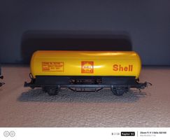 H0 Shell Kesselwagen gelb Tankwagen Güterwagen