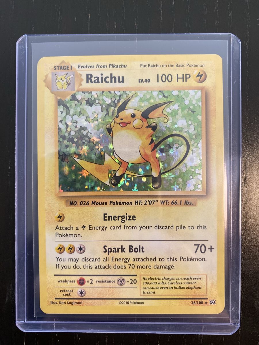 Pokémon Carte collezionabili: Raichu #36 Holo - XY Evolutions 2016 – Usato da Unterentfelden venduto da KoolAid-WhiTe