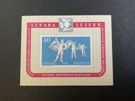 Blockausgabe Briefmarken