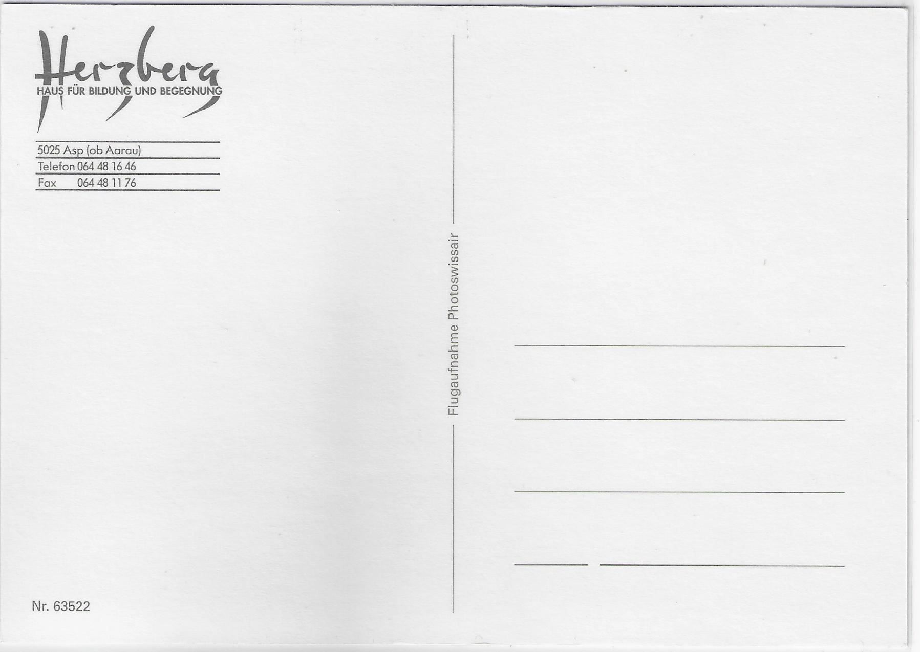 Cartoline postali: Flugaufnahme Herzberg - Asp – Usato da Ettingen venduto da Kartenplanet 1