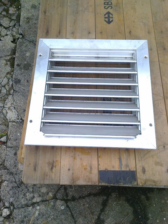 5 X Alu-Lüftungsgitter 50x50 Cm – Segeberger Streckmetall, Feinmaschig Für Bienenstöcke
