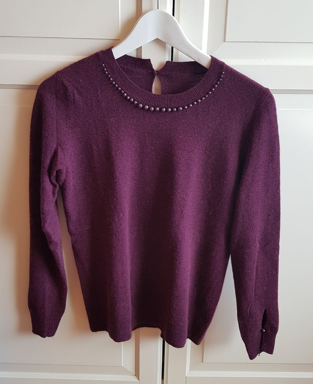 Pullover & Sweatshirts: Warmer Pullover mit Kaschmir Gr 36 S mit Perlen – Gebraucht aus Menznau von Valinor 1