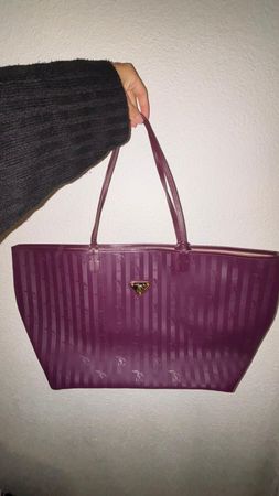 Mollerus Maison Suisse Shopper plum violette/gold BERN