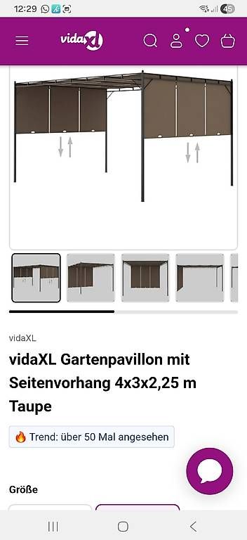 Tentes & Pavillons: Gartenpavillon – D'occasion à Oberbipp par nadeschkin85