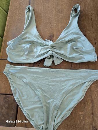 Bikini Damen hellgrün 44C-Cup 