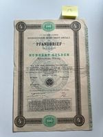 Altes Wertpapier: Österreichische Boden-Credit-Anstalt