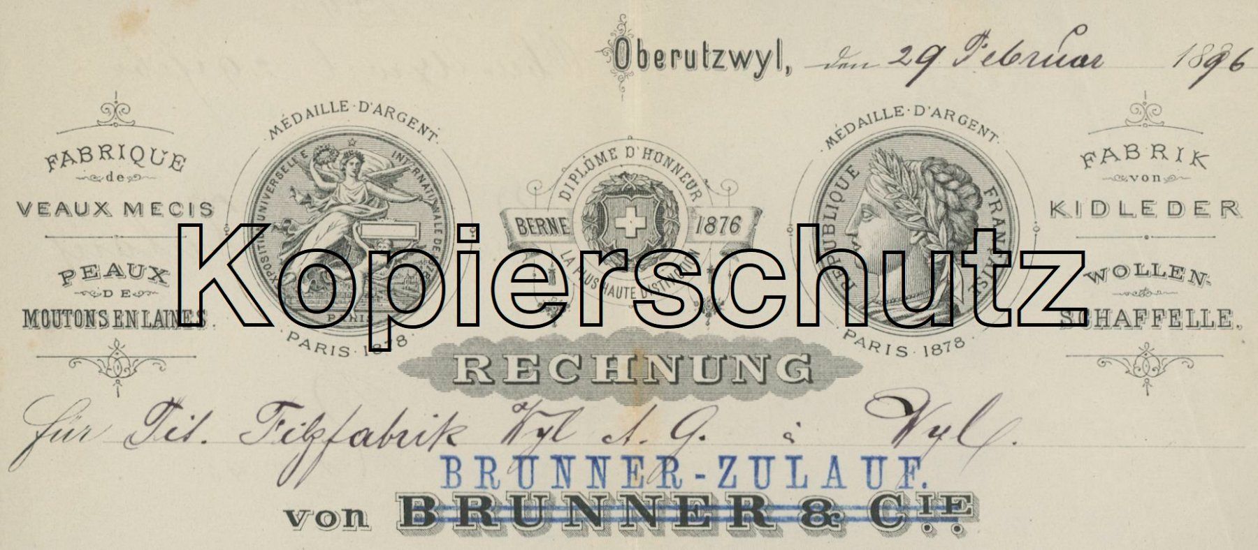 Cartoline postali: SG Oberuzwil - Litho – Usato da Schindellegi venduto da stationary
