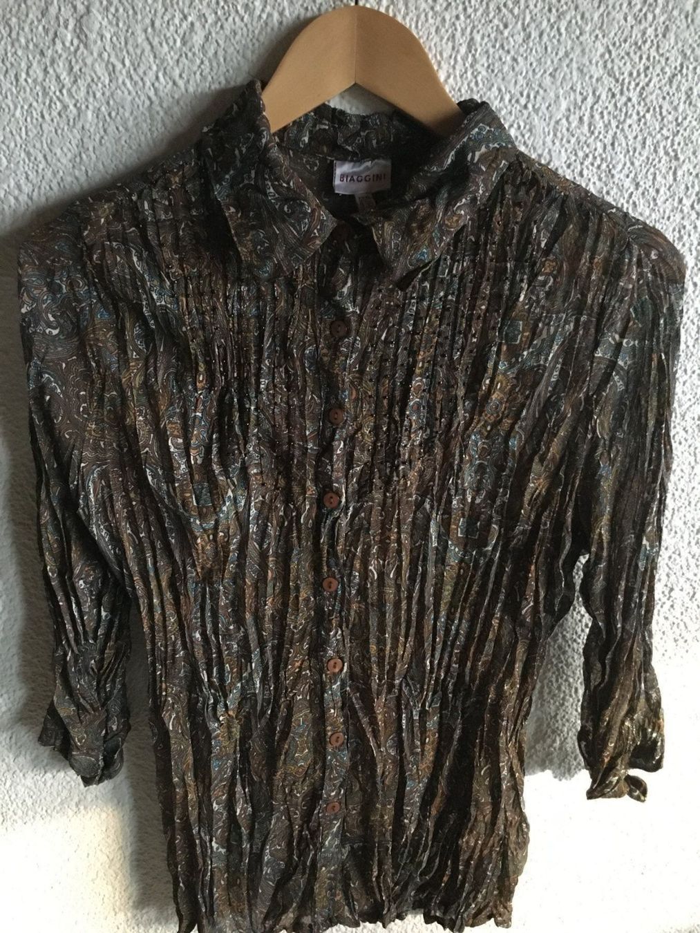 Camicette: CRUSH Effekt Bluse, Gr.36, Biaggini – Usato da Arni AG venduto da Mimo007