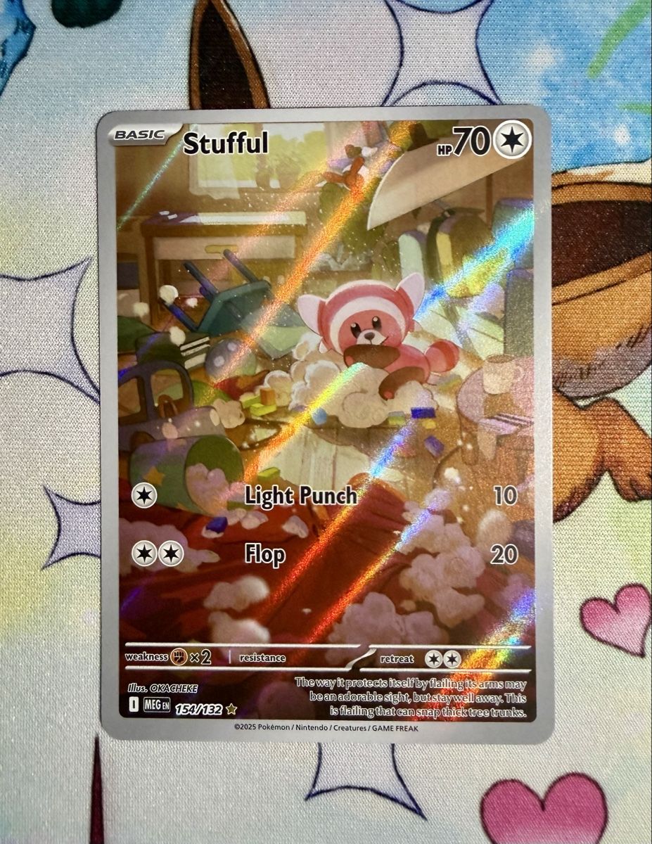Pokémon Cartes à collectionner: Pokémon Mega Evolution Stufful 154/132 – Neuf (Voir description) à Grabs par Sphaera_Magistralis