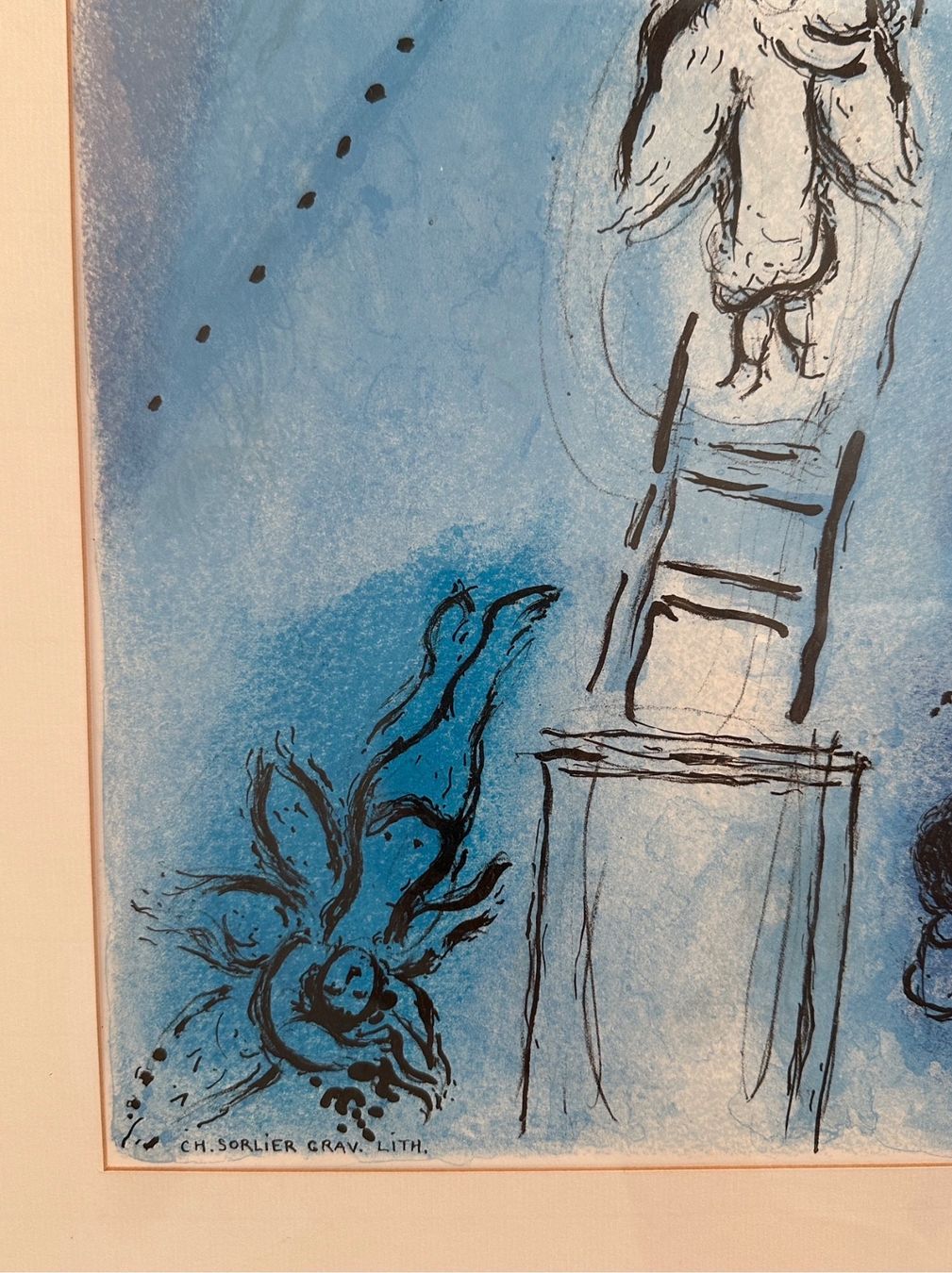 Grafica & Litografie: Marc Chagall, Die Himmelsleiter, 1977 – Usato da Riehen venduto da Pit3000 5