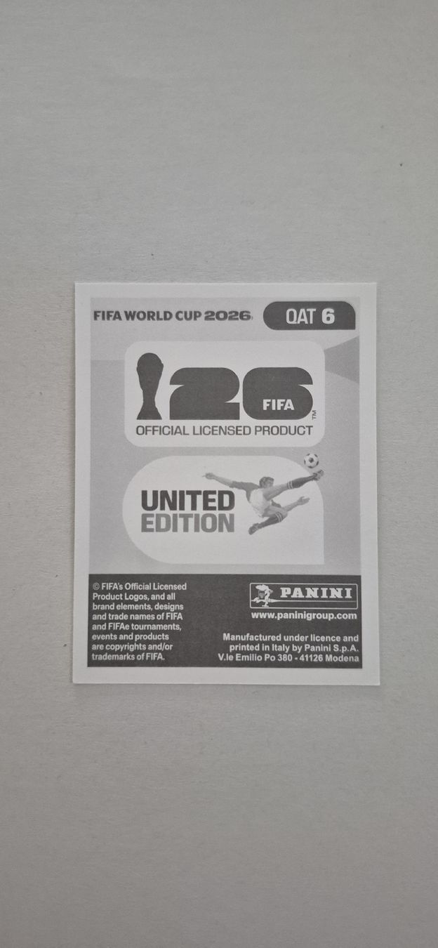 Panini Carte collezionabili: Panini QAT 6 – Nuovo (secondo la descrizione) da Thônex venduto da Sebabastien 1