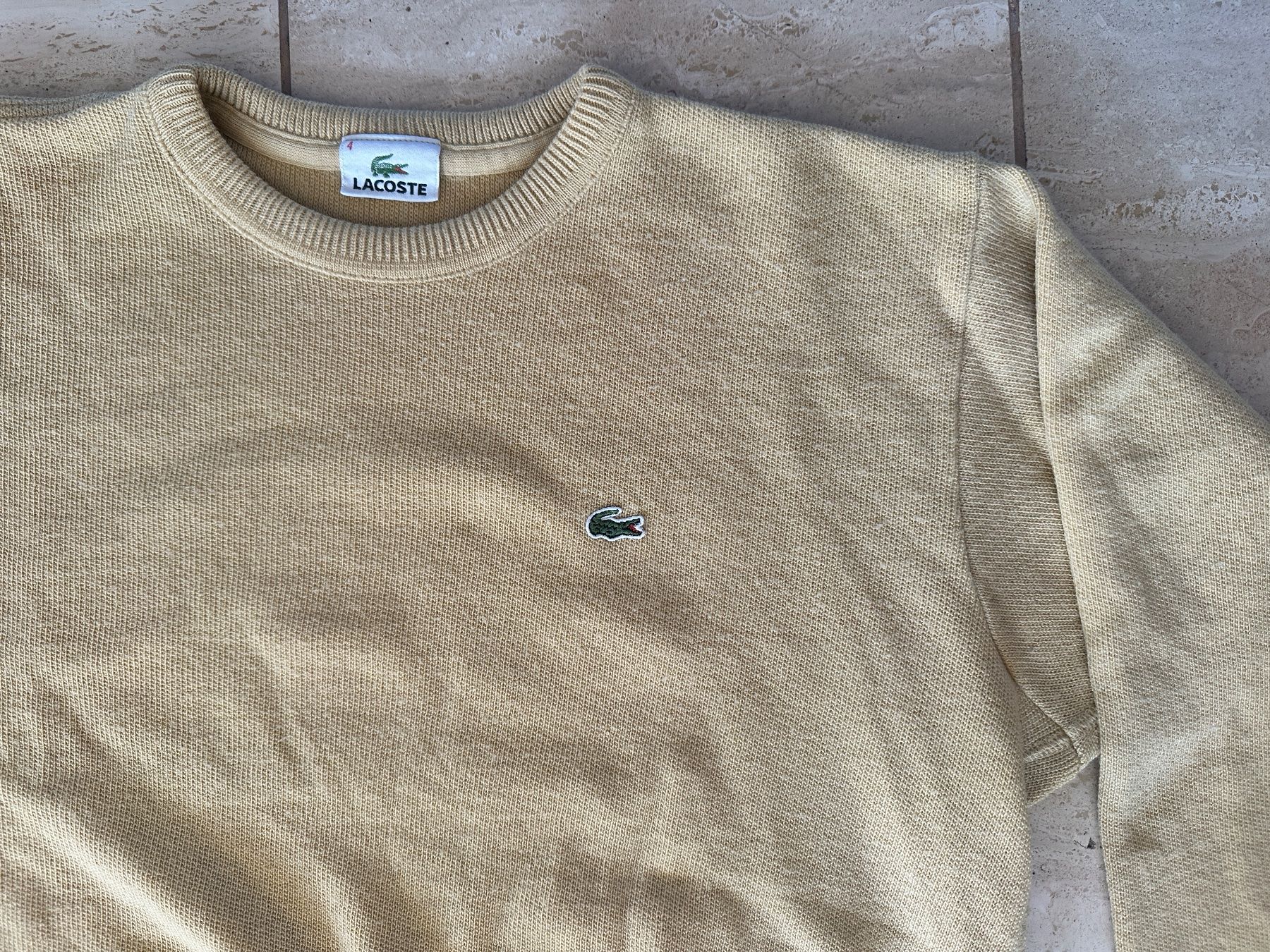 Lacoste Maglioni & Felpe: Vintage Lacoste Pullover gelb Grösse 4/M – Usato da Zürich venduto da tim_bhk7 2