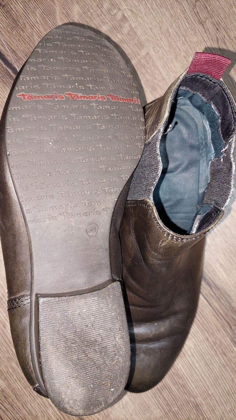 Tamaris Scarpe da donna: Herbstliche Leder Tamaris Boots Gr. 36 – Usato da Gwatt (Thun) venduto da Letzte-Chance-III 4