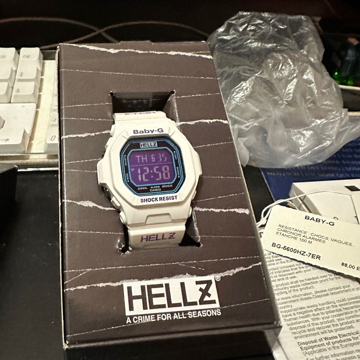 Casio Uhren: Baby-G CASIO G-Shock X Hellz 2009 blanche – Neu und originalverpackt aus Genève von SkuuSkuu 6