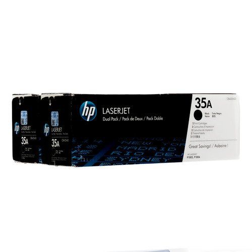 Hewlett Packard Cartucce per stampanti & toner: HP 35A Duopack – Nuovo e nell'imballaggio originale da Ecublens VD venduto da Netfinity