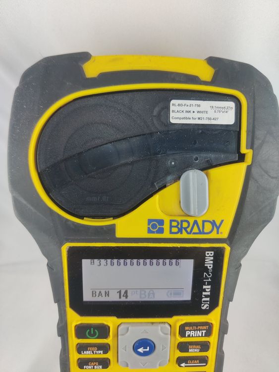 Brady bmp21-plus Label Printer : : Fournitures de bureau