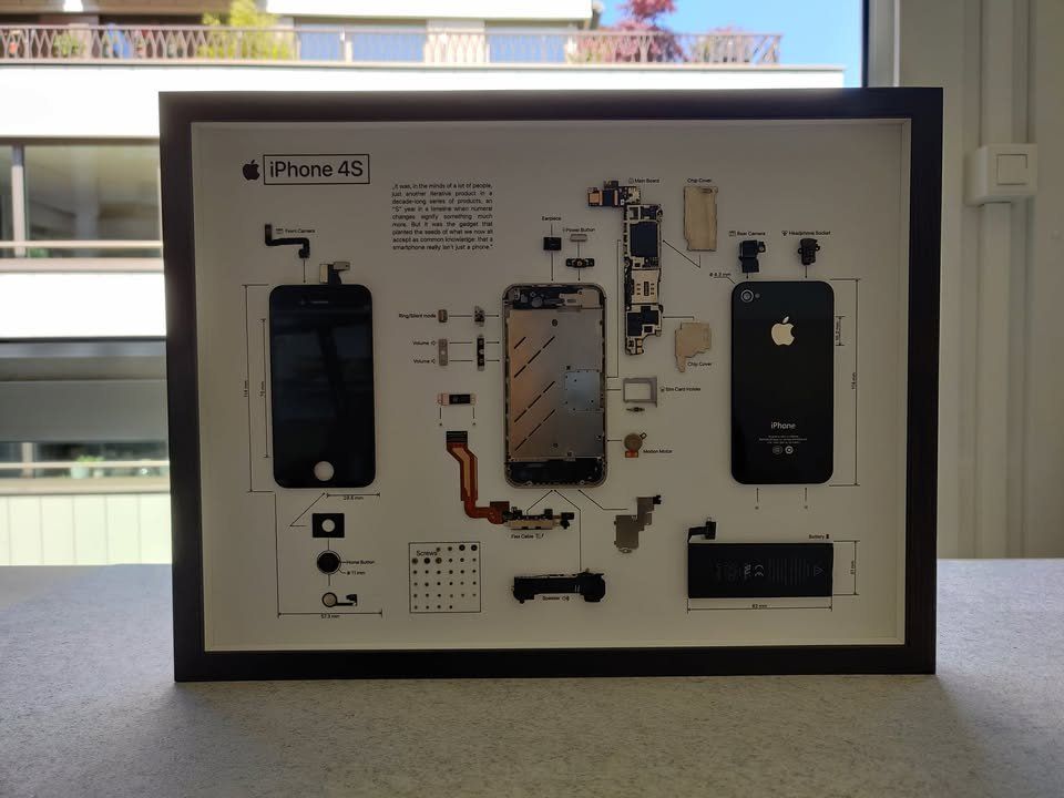 Apple Telefoni cellulari / Smartphones: «IPhone 4S in Frame» Schwarz – Usato da Dietikon venduto da MSR-Mark1 7