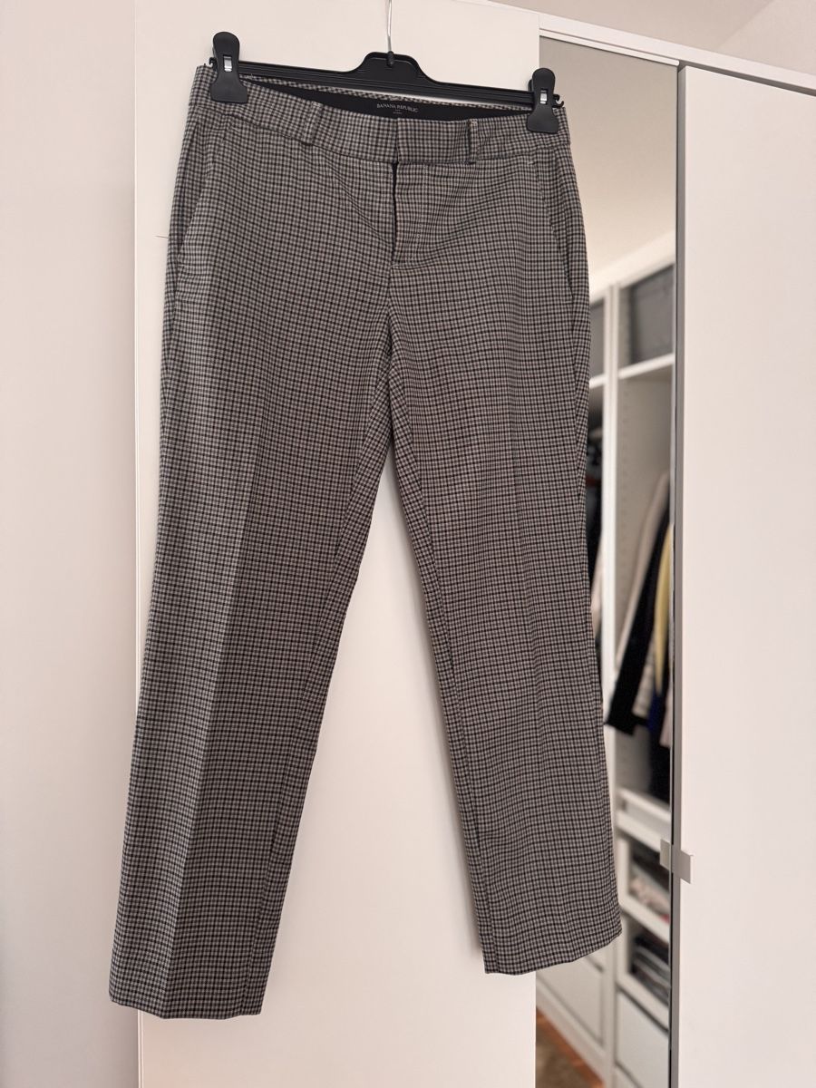 Banana Republic Pantaloni: Banana Republic Avery Houndstooth Pants - Size 2 EU 34 – Nuovo (secondo la descrizione) da Zürich venduto da Tanja_G88