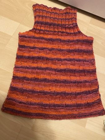 Süsser gestrickter Schlauchschal für Mädchen 6-13 Jahre
