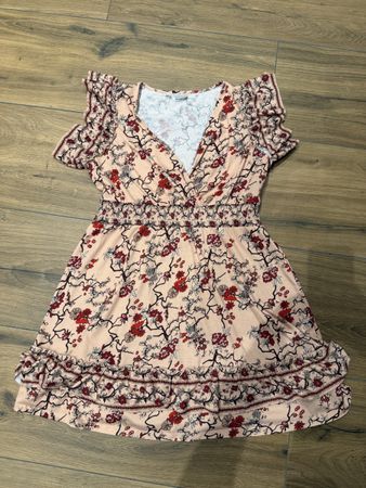 Sommerliches Kleid mit Blumenmuster, BodyFlirt, Grösse 44