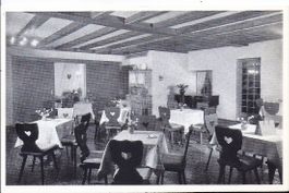 ZERMATT, la salle à manger de l'hôtel Walliserhof