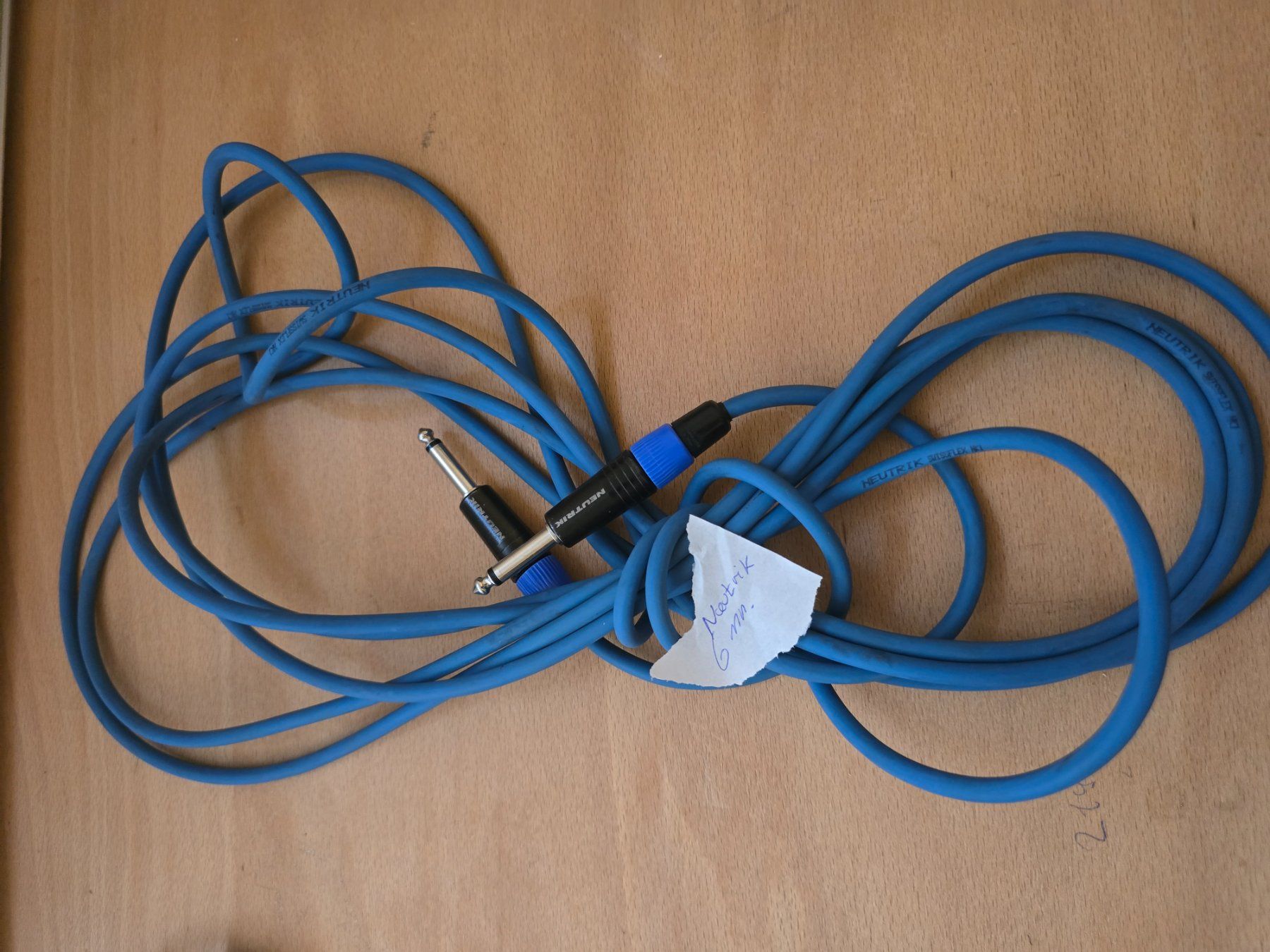 Neutrik Câbles: Neutrik 6m. jack – D'occasion à Kreuzlingen par Pino55558