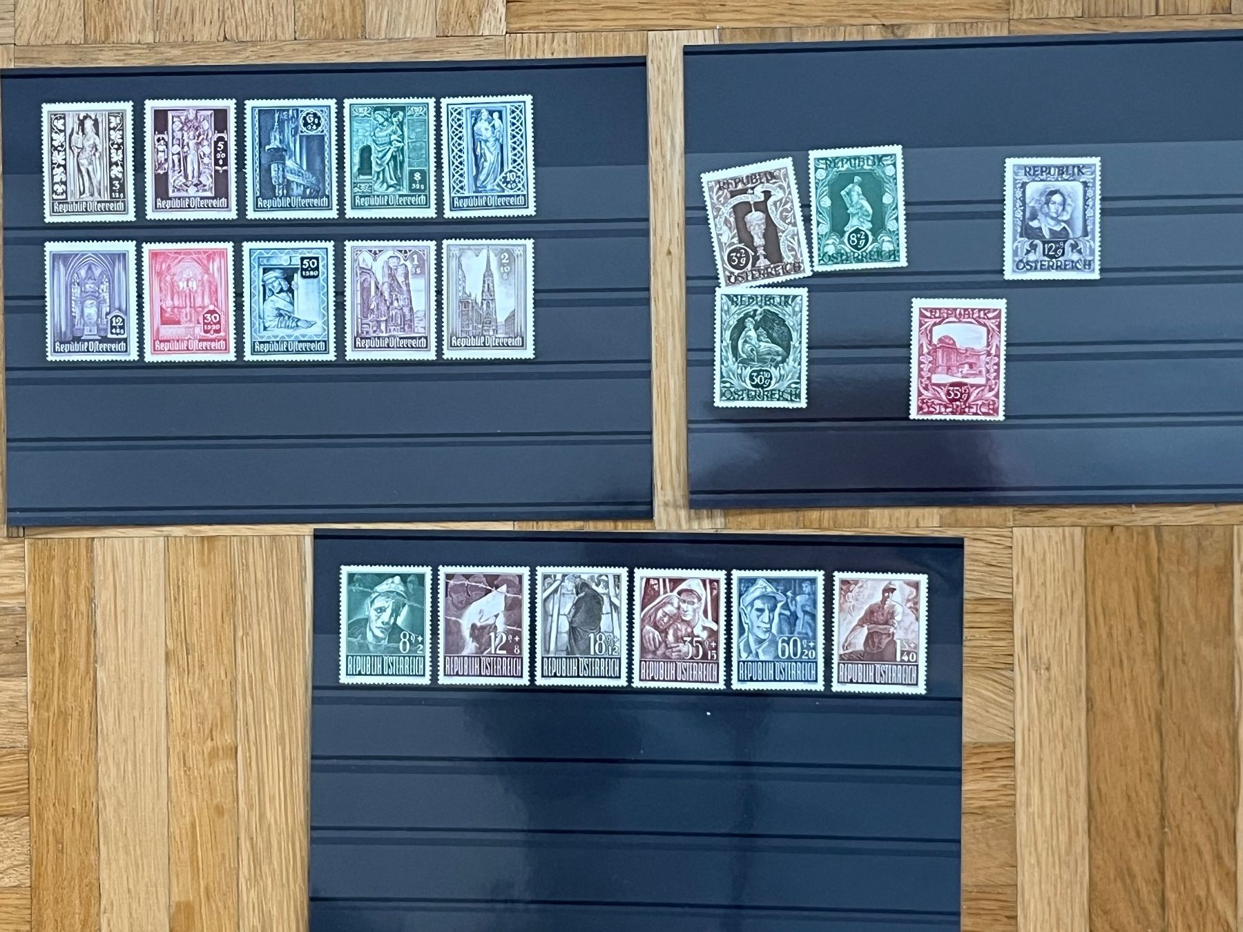 Alle Briefmarken: Lot Briefmarken Österreich, postfrisch – Gebraucht aus Romanshorn von luxcollect