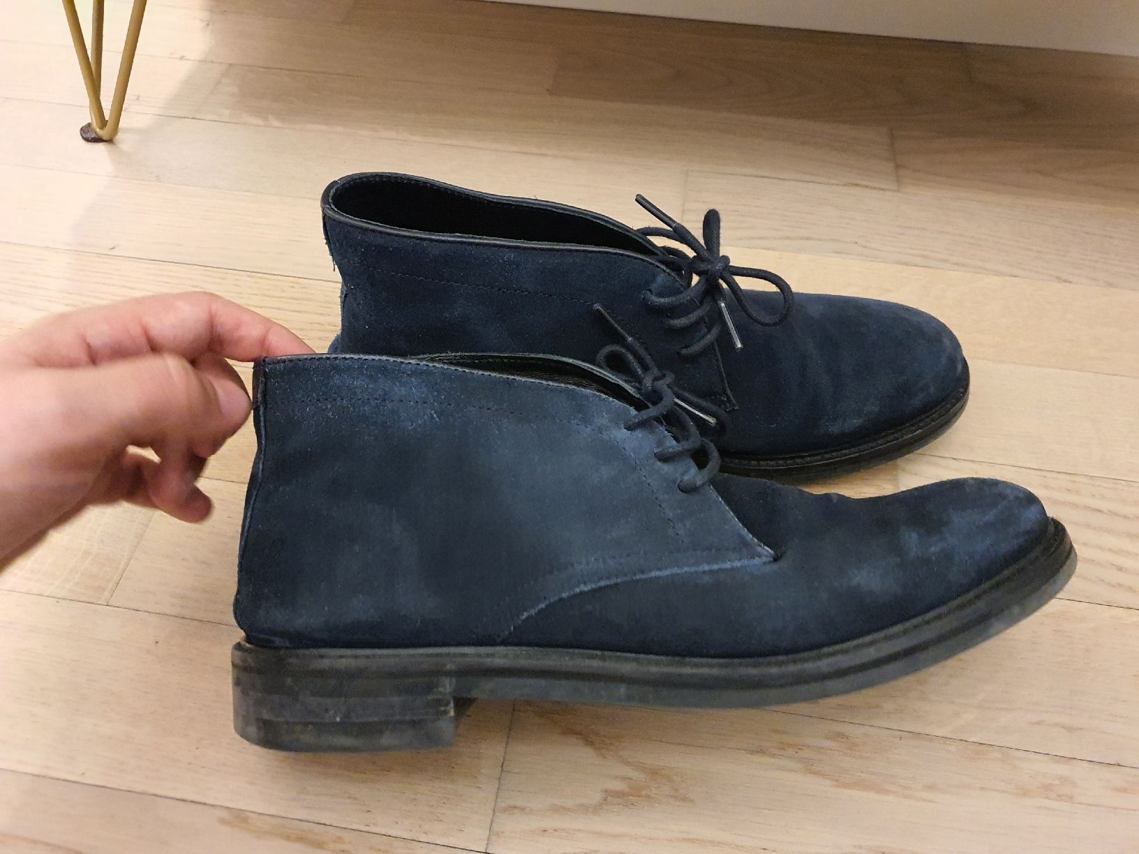 Ted Baker Herrenschuhe: TED Baker Blue Suede Chukka Boots, mens Size 43, – Gebraucht aus Wallisellen von Alexandrertheg 1