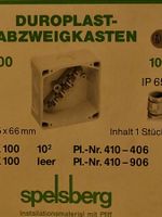 Duroplast Abzweigkasten / Scatola di derivazione