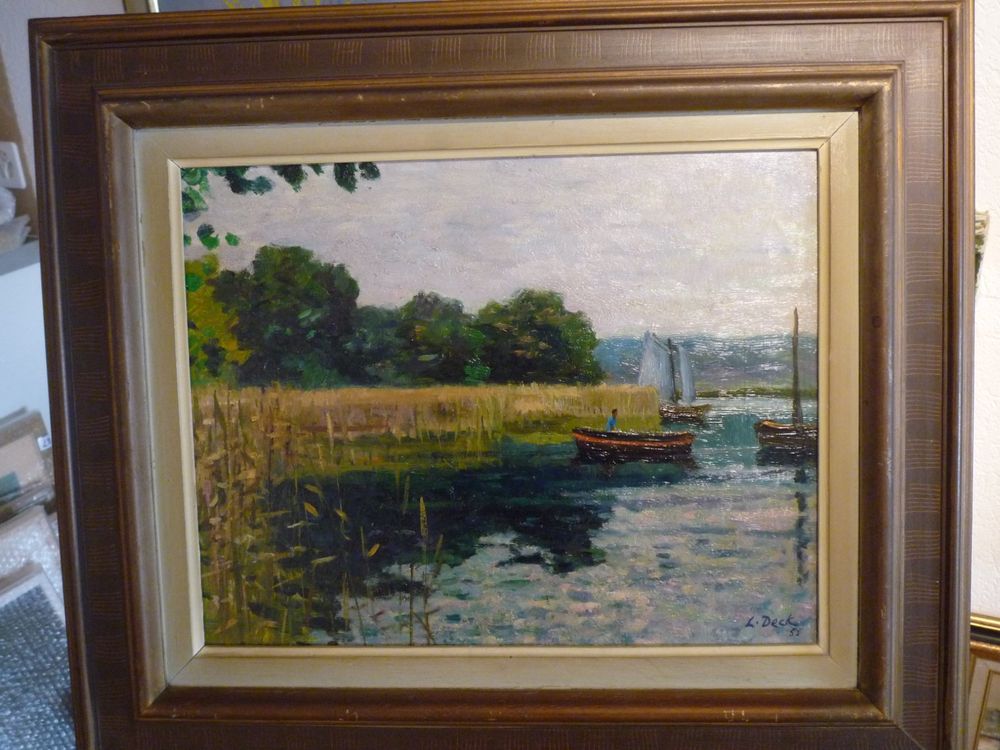 Leo Deck (1908 1997 Bern) Gemälde 