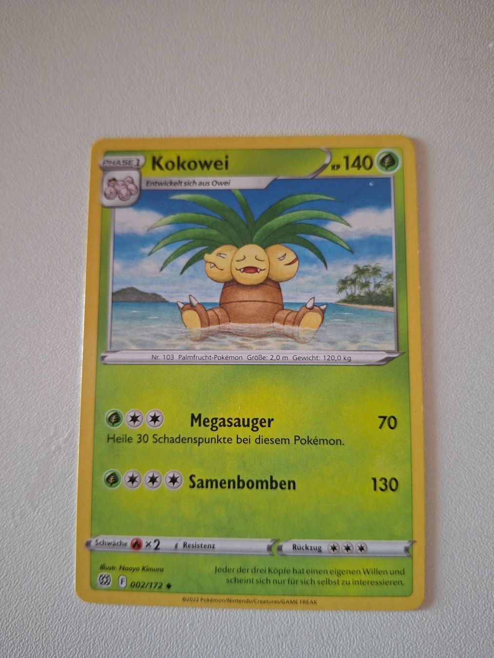 Pokémon Carte collezionabili: Kokowei Pokemon Karte – Usato da Erlinsbach venduto da pfunky