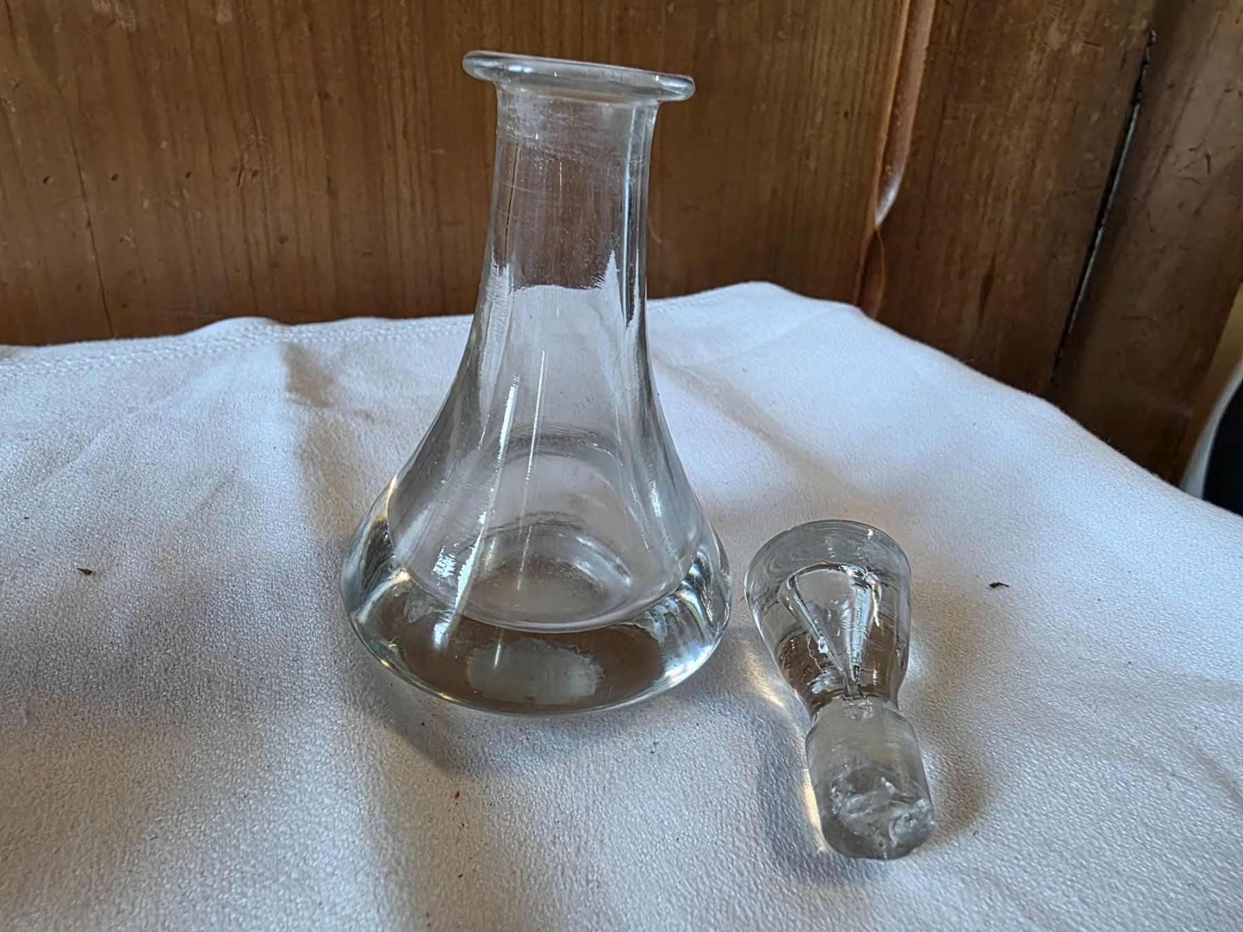 Flaconi: kleiner alter Glas Flacon Karaffe 12 cm – Usato da Walterswil BE venduto da Lonitti 4