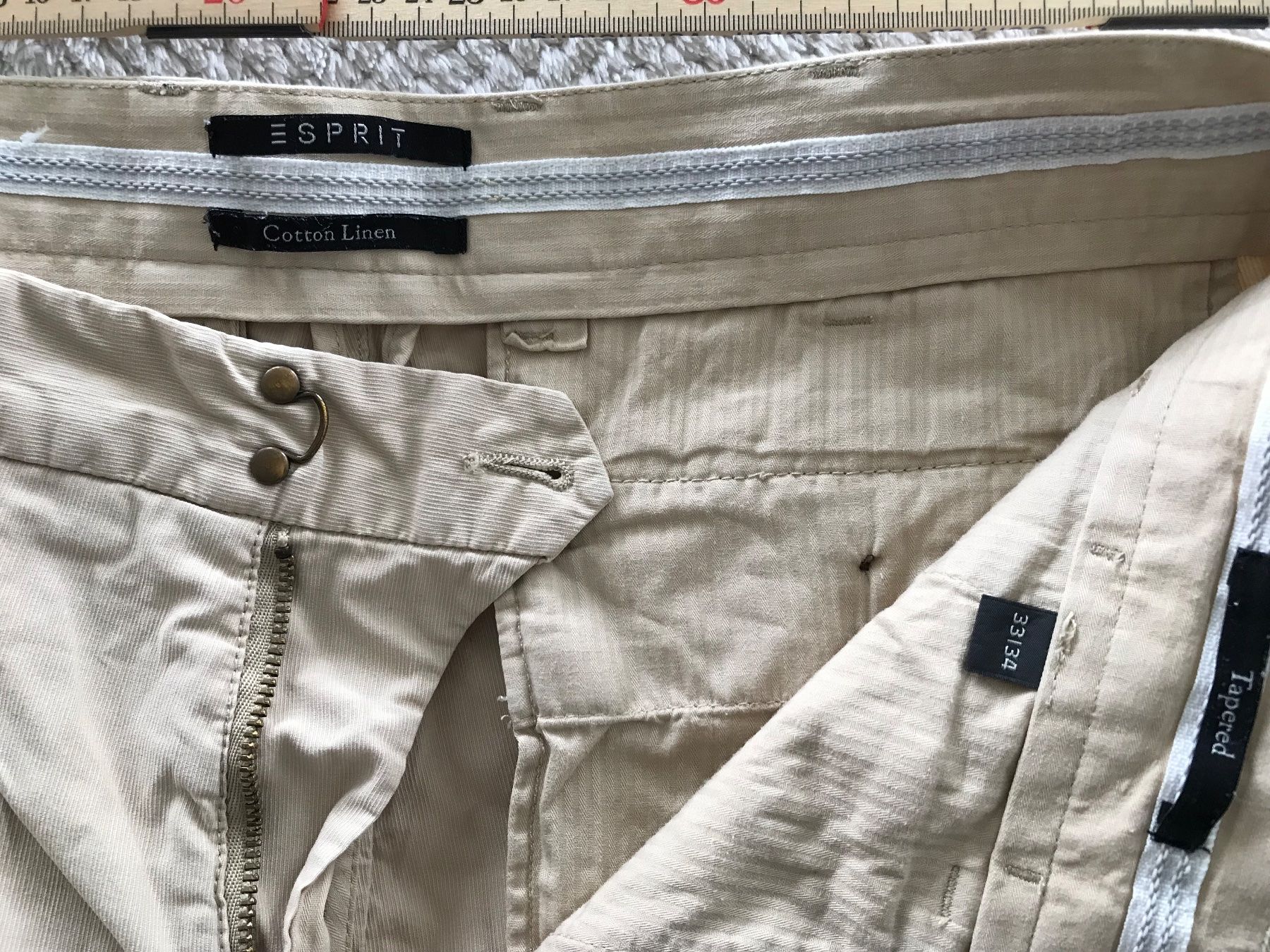 Esprit Pantaloni: Esprit Chino Hose, Beige, Gr. 33/34, – Usato da Niederteufen venduto da mix18 2