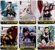 6 diverse NIKKE - Weiss Schwarz Karten - Anime - japanisch
