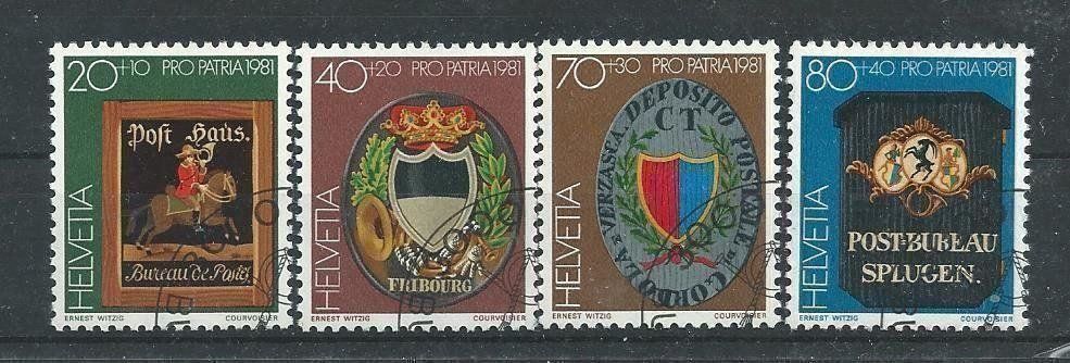 Tutti i francobolli: 1981 Pro Patria – Usato da Trübbach venduto da Sammer51