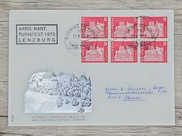 CL18 Enveloppe + Timbre Suisse 1970