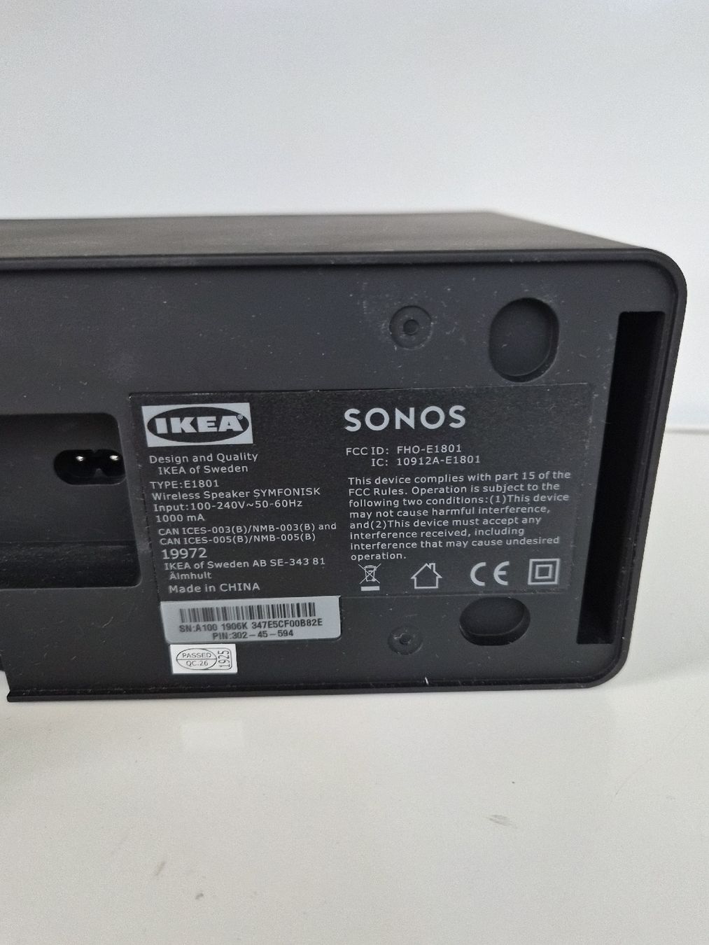 Sonos Casse acustiche: Sonos SYMFONISK WLAN-Lautsprecher (Modell E1801) – Usato da Zürich venduto da MattihasHecht 2
