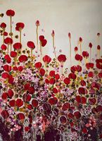 Peinture D'art Tableaux Original on Canvas Heartbeat 
