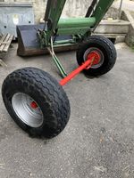 Wagenachse mit Räder
