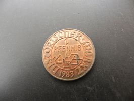 Jeton Aarau 1 Pfennig 1983 - Historischer Markt